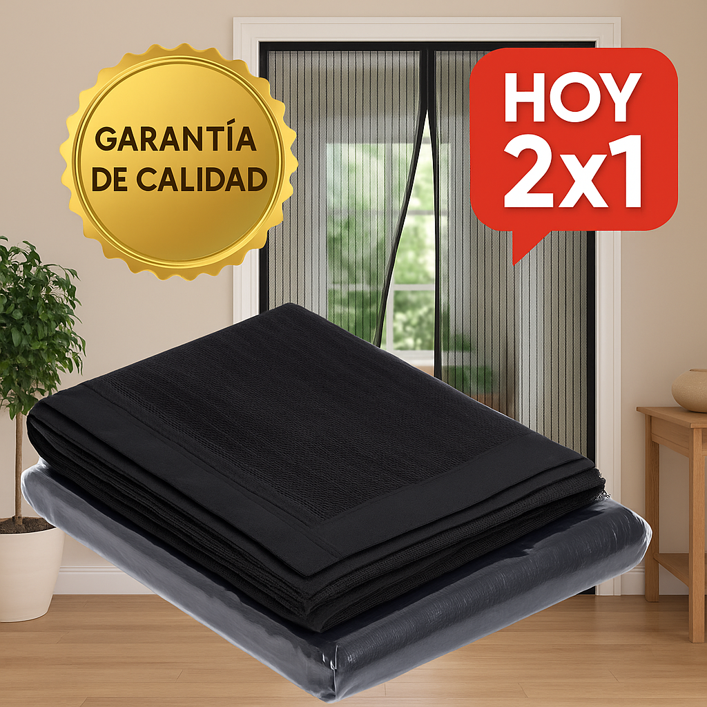 Cortina De Puerta Magnética Malla 1.8mts