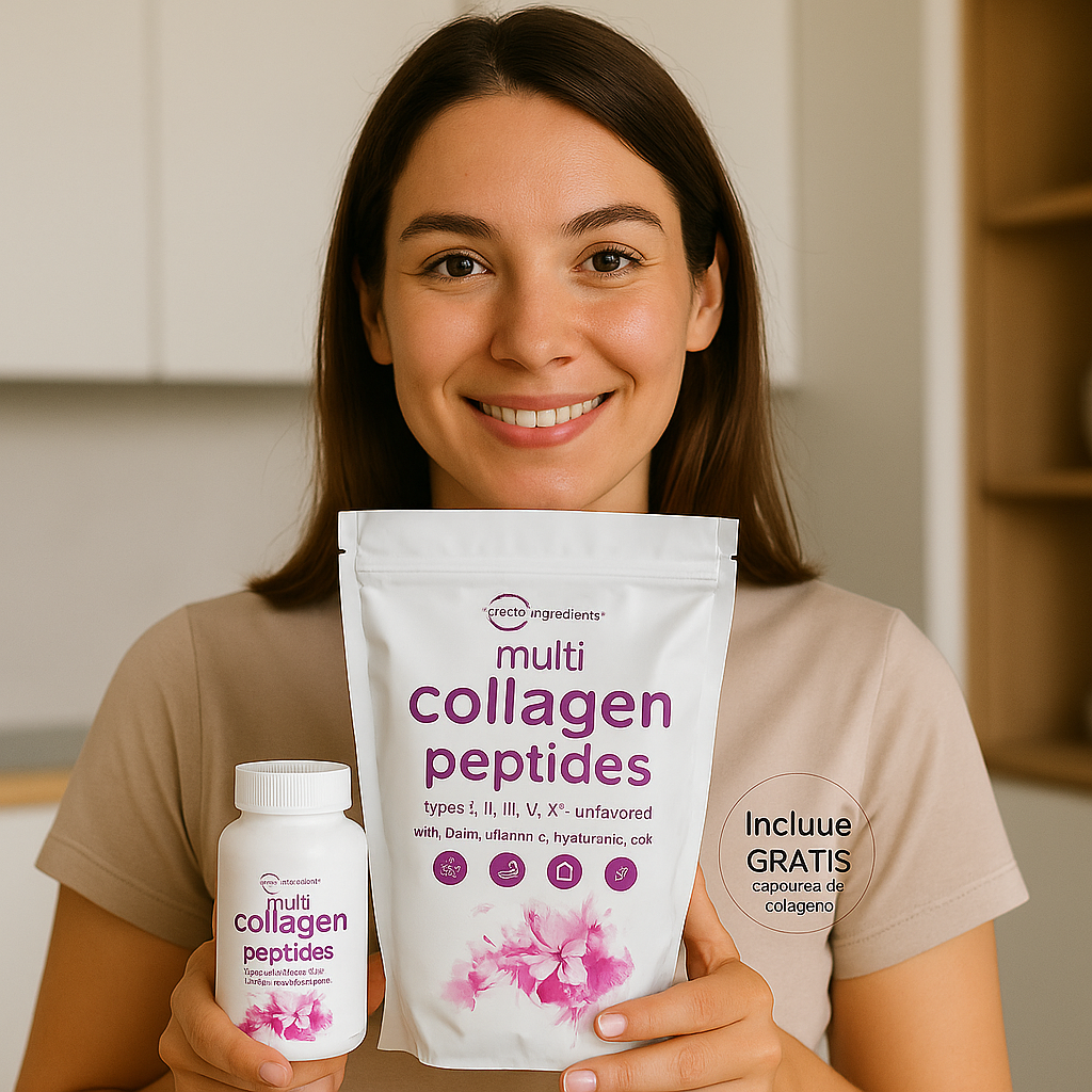 Multi Collagen Peptides – Fórmula Completa 5-en-1 + Capsulas Multi Collagen Gratis