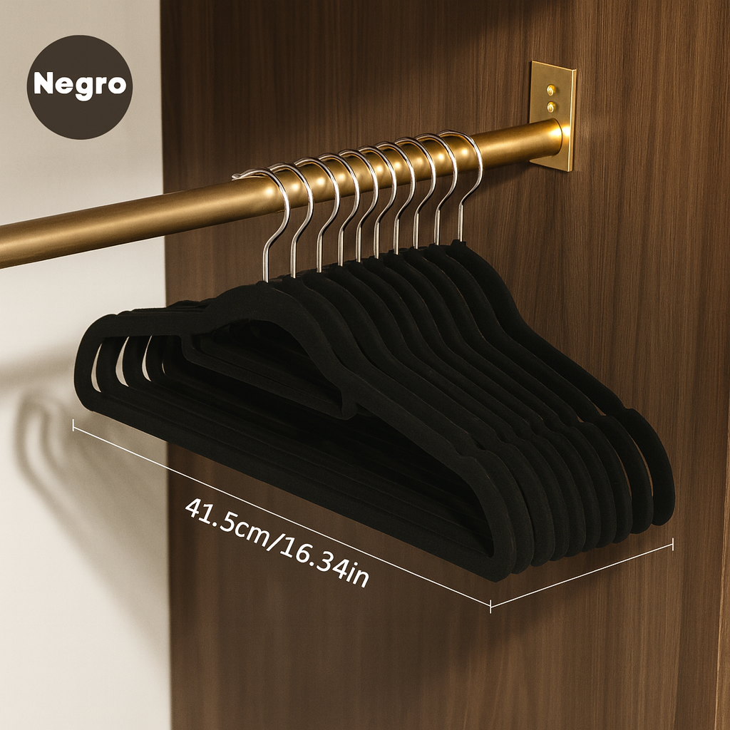 VelvetGrip™ – Set de 50 Ganchos Antideslizantes