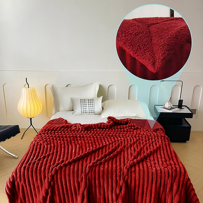 Cobija Terciopelo Azurra 2 1/2 Plz + 2 Forros y Sobrecama GRATIS