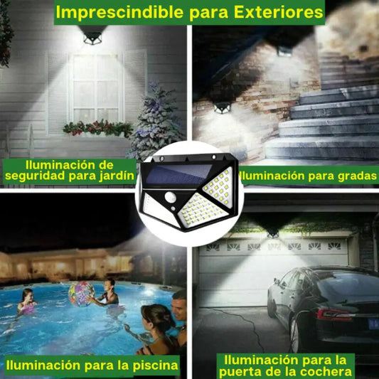 SolarSentra™ - Lampara solar para exteriores