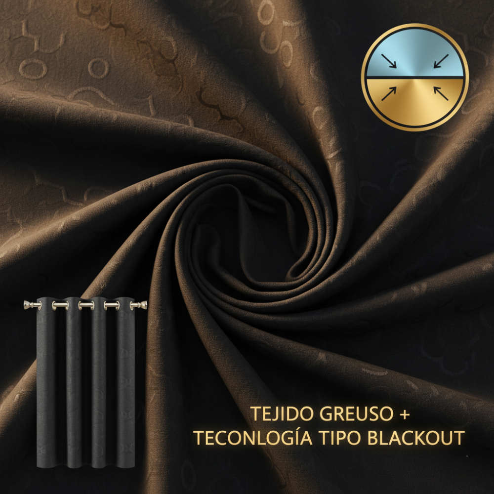 CORTINAS TIPO BLACKOUT ANTI LUZ - OXY™