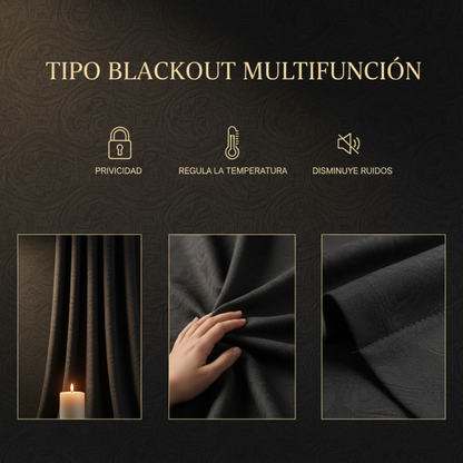 CORTINAS TIPO BLACKOUT ANTI LUZ - OXY™