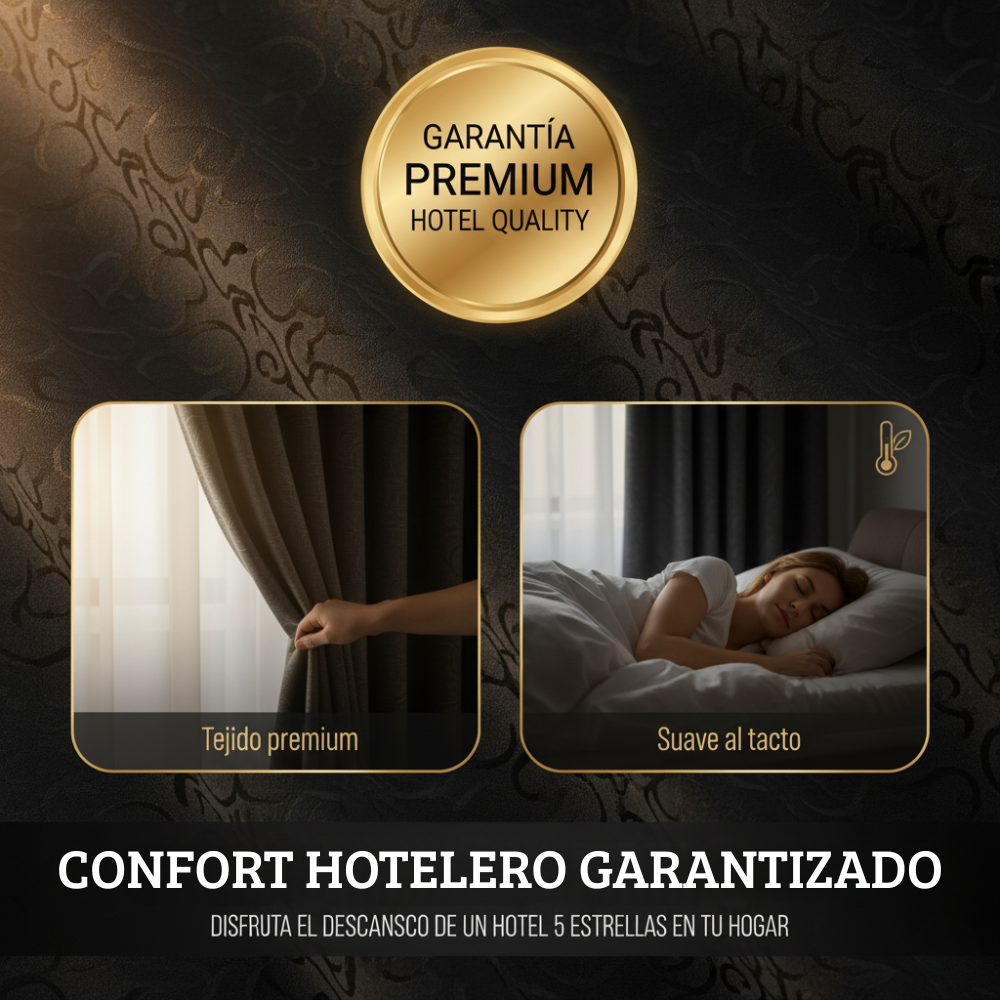 CORTINAS TIPO BLACKOUT ANTI LUZ - OXY™