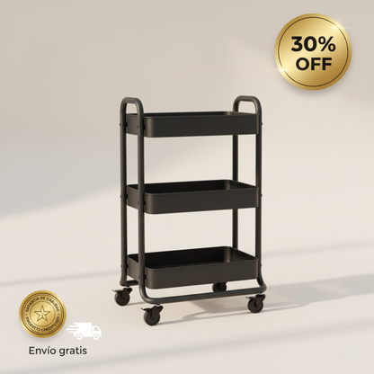 Carrito Multiusos de 4 Niveles - RollRack™