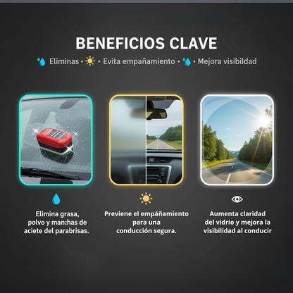 Antiempañante para Parabrisas PRO - Oil Filme™