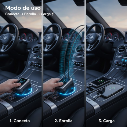 CARGADOR 4 EN 1 CON CARGA RAPIDA