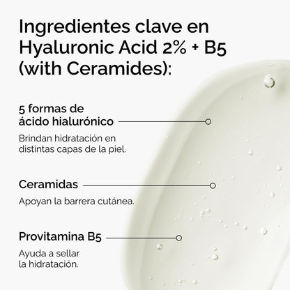 Sérum de Ácido Hialurónico + Crema de Escualano GRATIS
