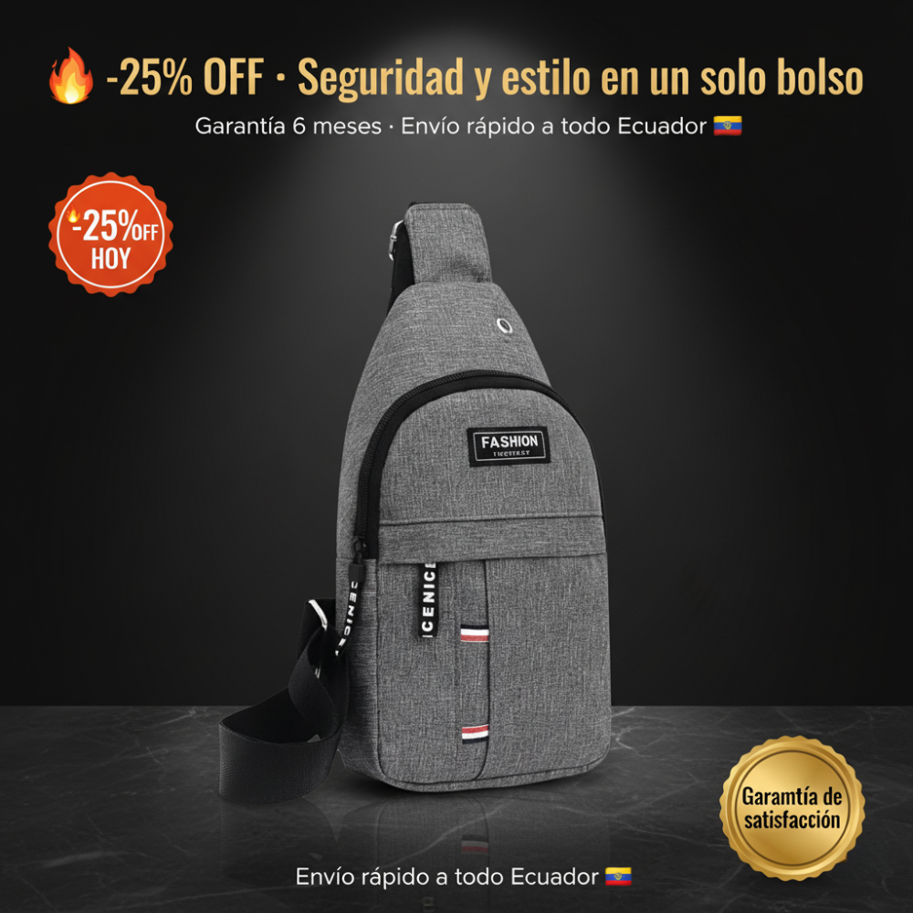 BOLSO CRUZADO - ANTIROBO