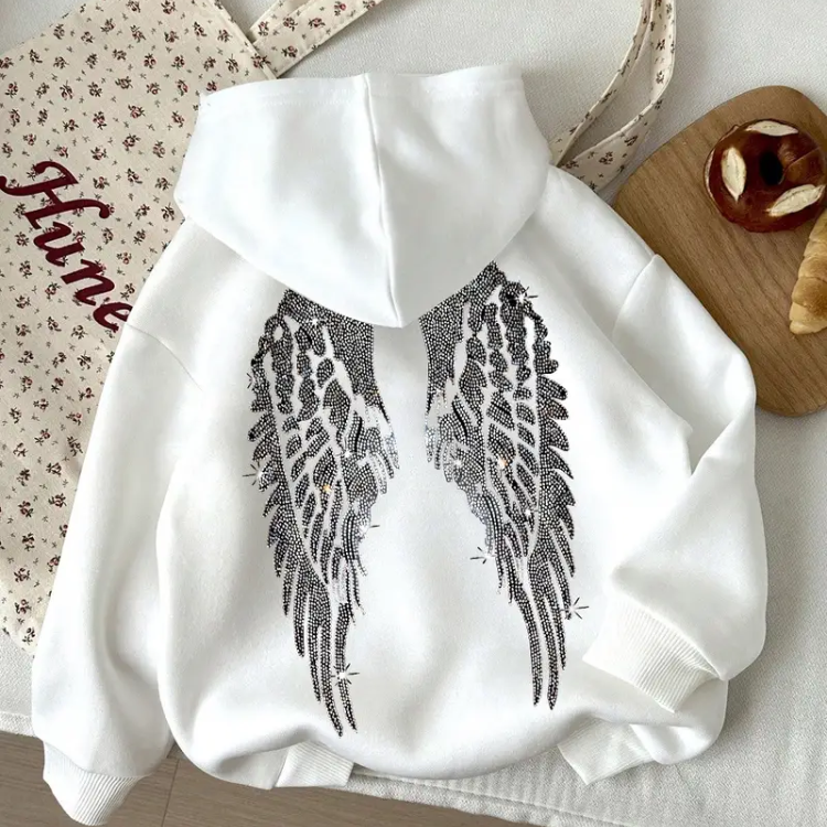 Shinny Wing Hoodie
