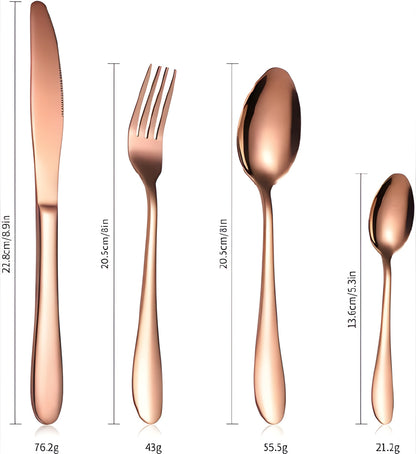 Eleganz™ – Cubiertos Premium 24P