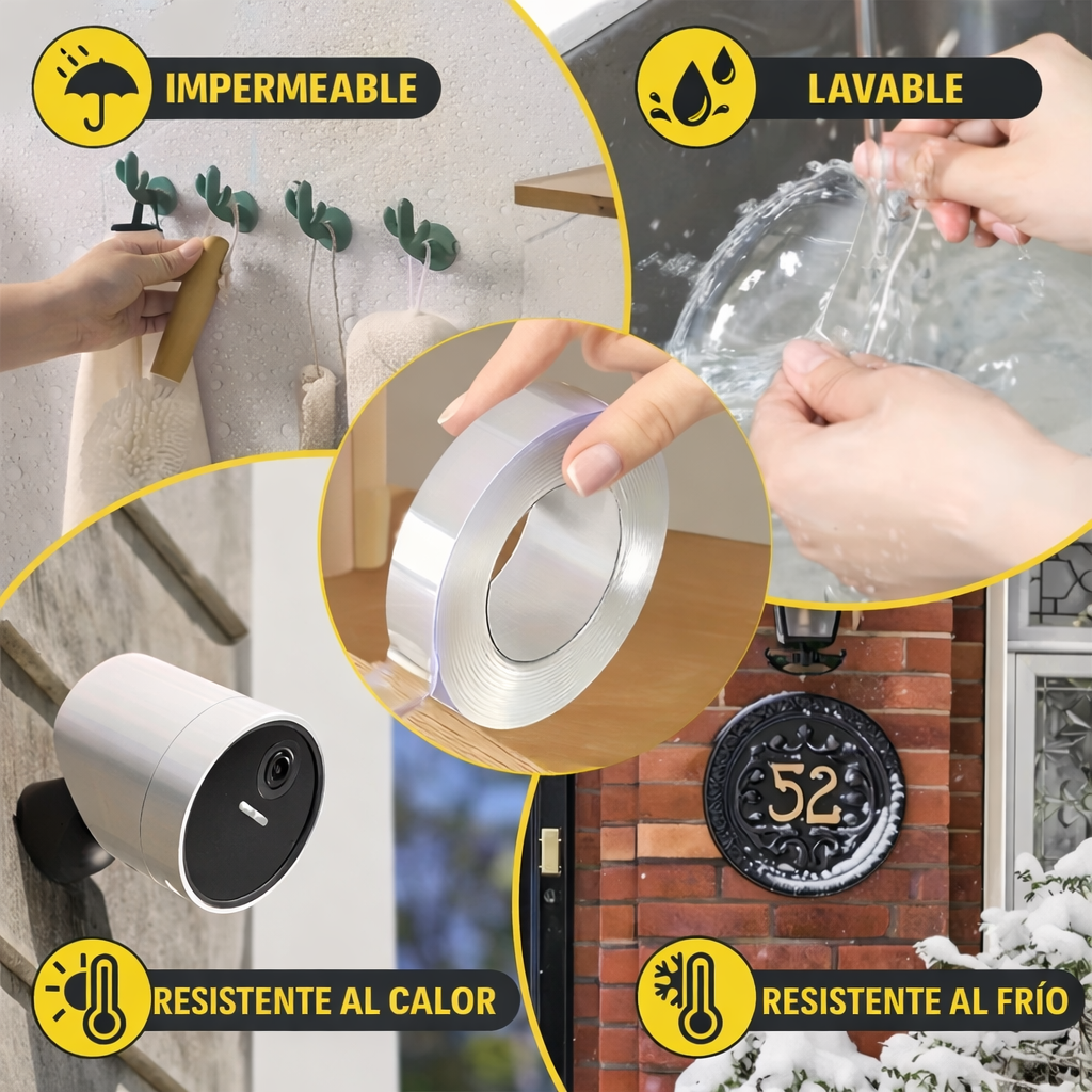 Pack de 2 Nano-Cintas Doble Faz - MagikGrip