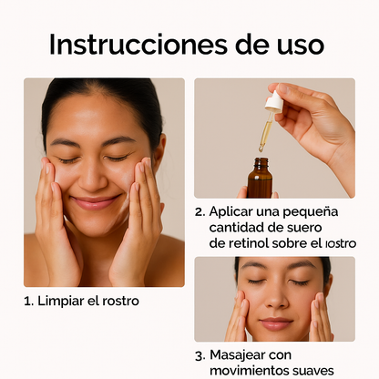 Sérum de Retinol 0.2% con Vitamina B3 – Revitaliza y Reafirma tu Piel
