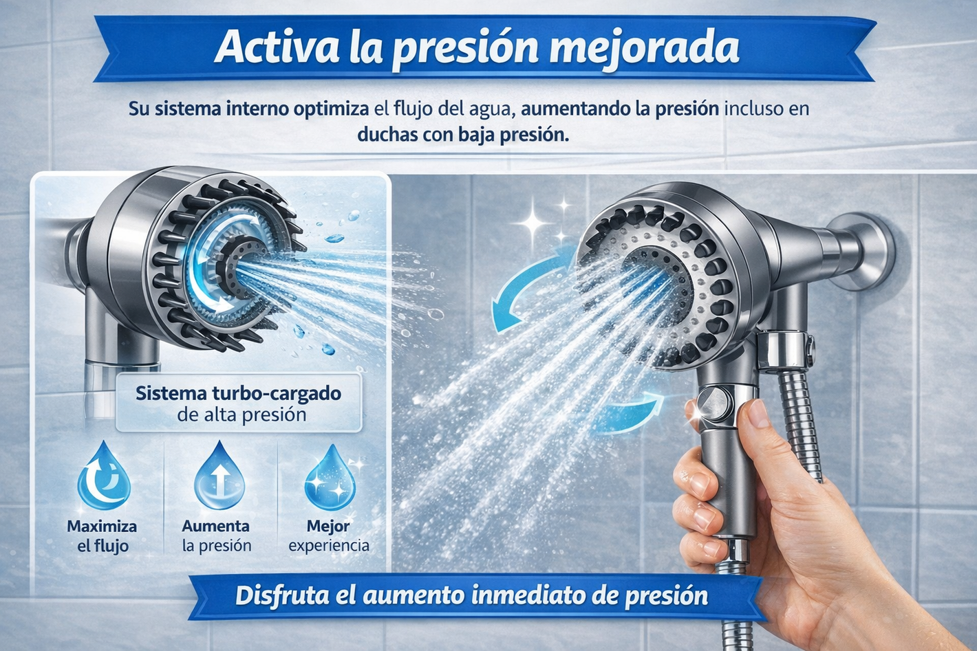 Más presión al instante