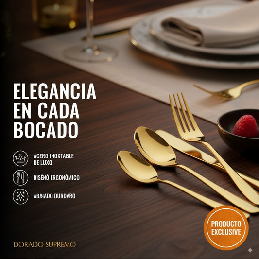 Eleganz™ – Cubiertos Premium 24P