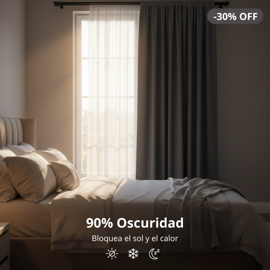 CORTINAS TIPO BLACKOUT ANTI LUZ - OXY™