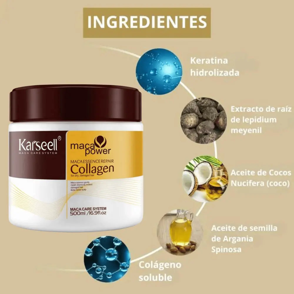 Pack Karseell Profesional: Shampoo Botox y Aceite de Argán