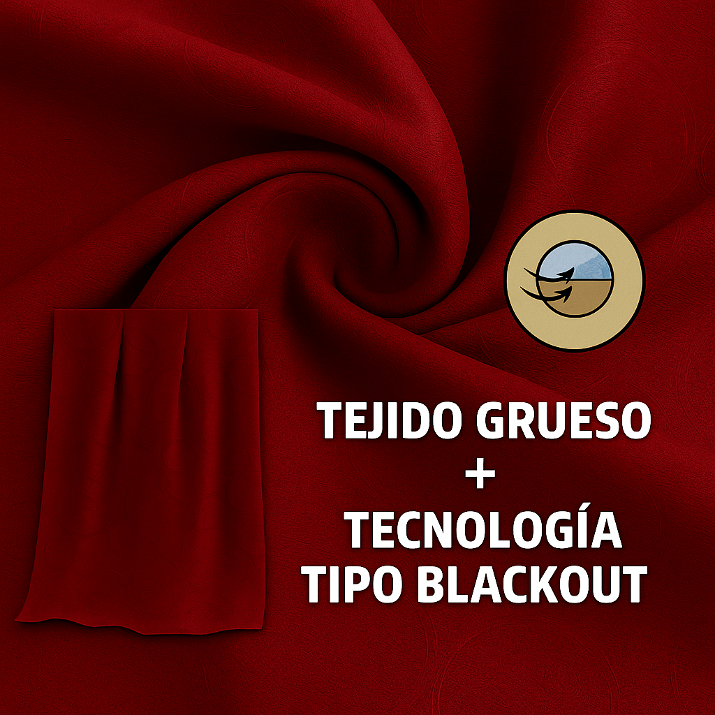CORTINAS BLACKOUT 85% OSCURIDAD – LISA™